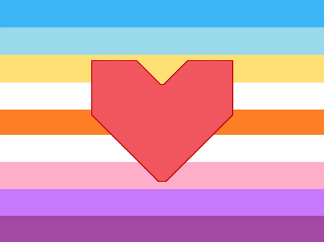 Romantic attraction flag